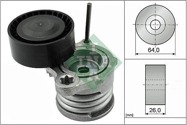 Belt Tensioner, V-ribbed belt